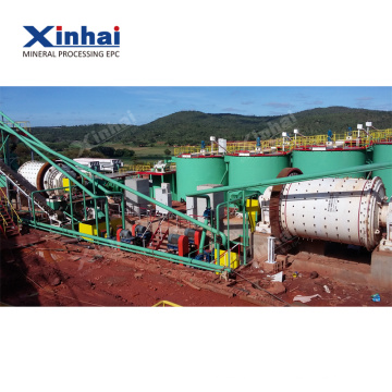 China Xinhai Gold Erz Produktionsprozess Flussdiagramm